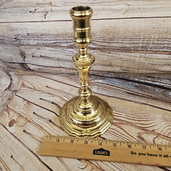 Baldwin Brass Candlestick 9.5"‎ - Picture 4 of 4